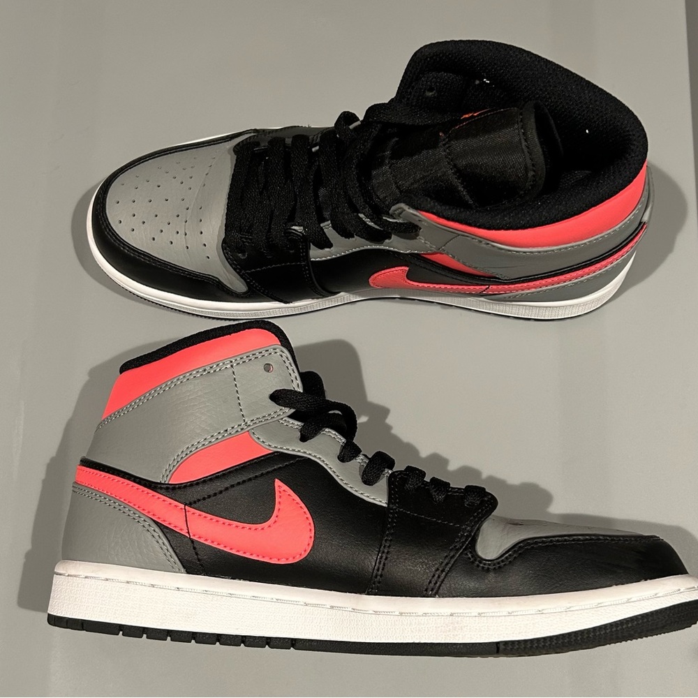 Pink and Black Jordan’s